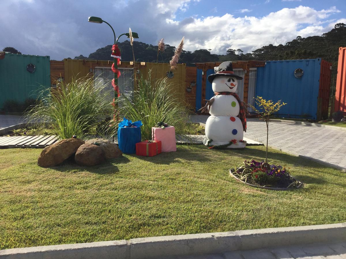Villa Dos Ventos Hospedagem Container บอมจาร์จิง ดา แซร์ฮา ภายนอก รูปภาพ