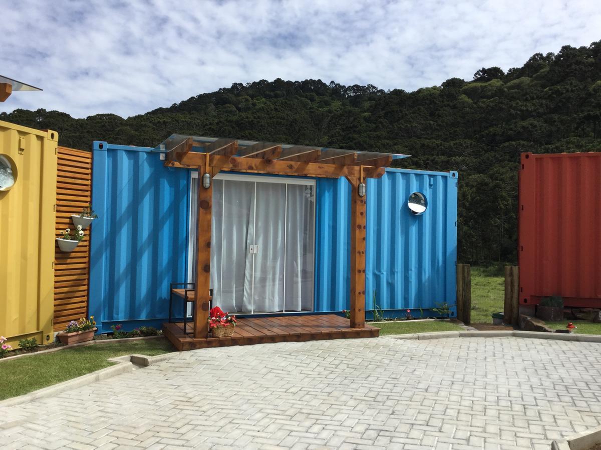 Villa Dos Ventos Hospedagem Container บอมจาร์จิง ดา แซร์ฮา ภายนอก รูปภาพ