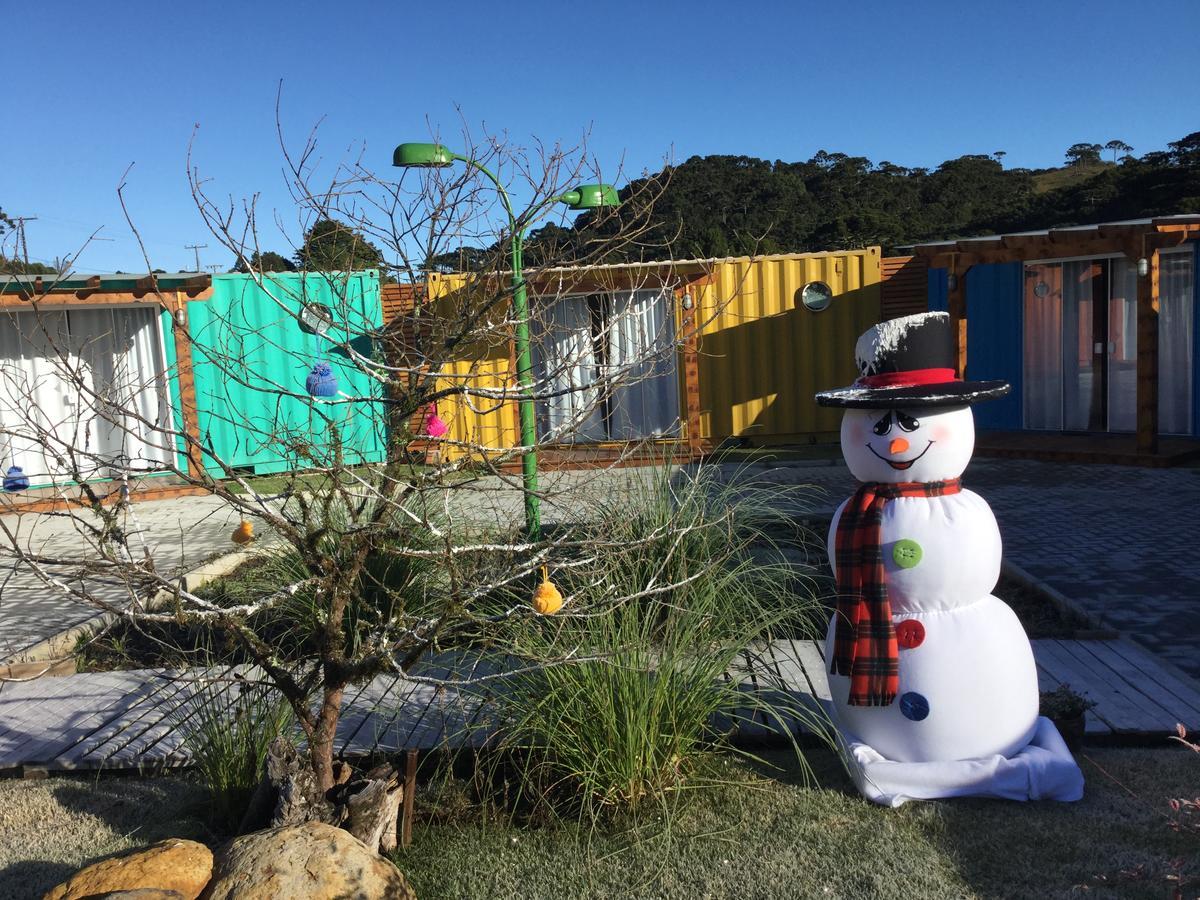 Villa Dos Ventos Hospedagem Container บอมจาร์จิง ดา แซร์ฮา ภายนอก รูปภาพ