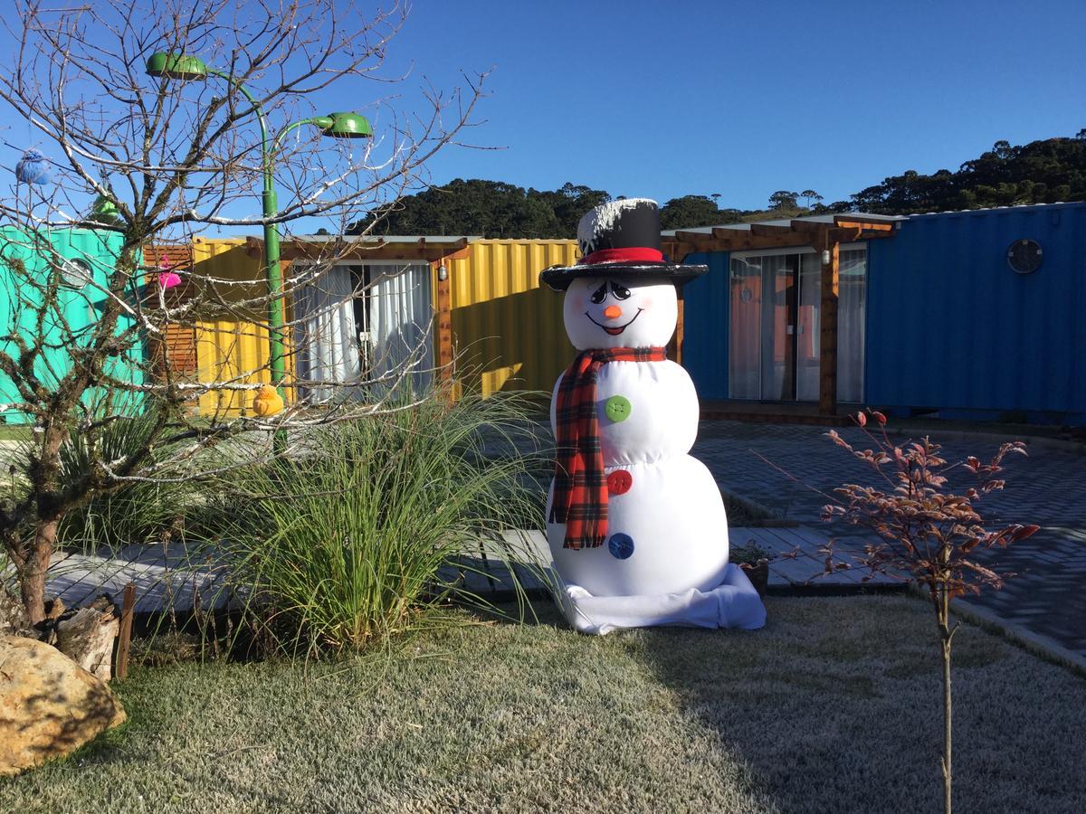 Villa Dos Ventos Hospedagem Container บอมจาร์จิง ดา แซร์ฮา ภายนอก รูปภาพ