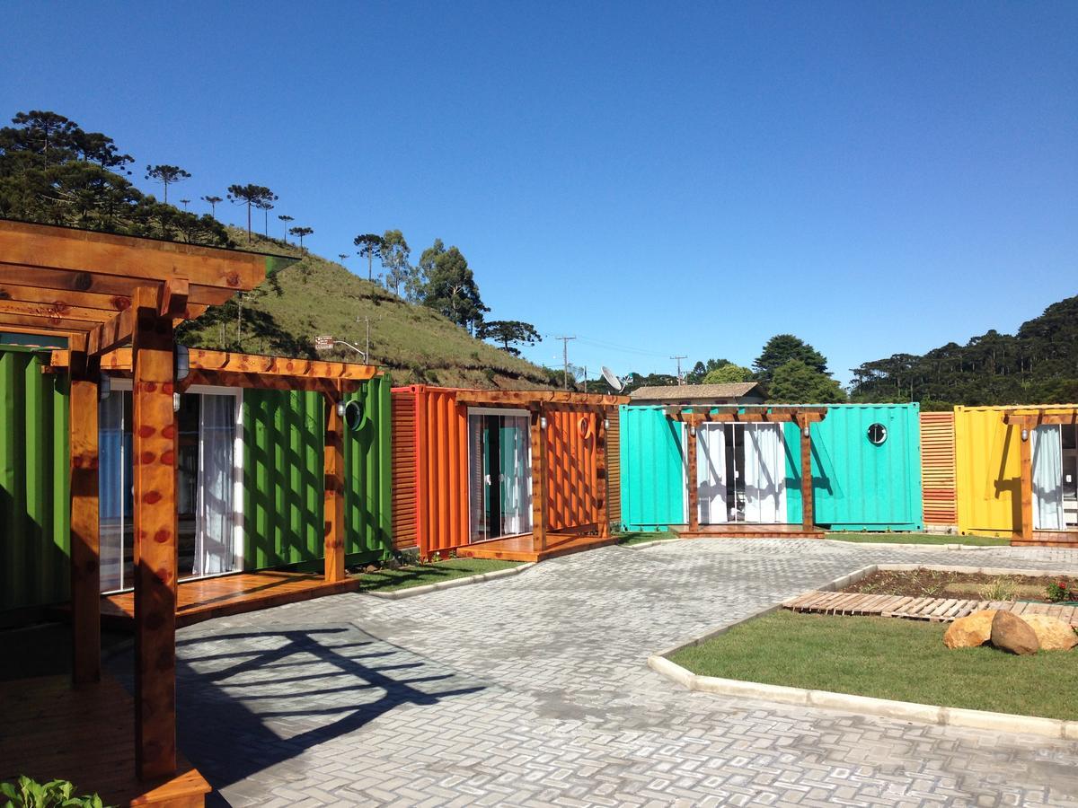 Villa Dos Ventos Hospedagem Container บอมจาร์จิง ดา แซร์ฮา ภายนอก รูปภาพ