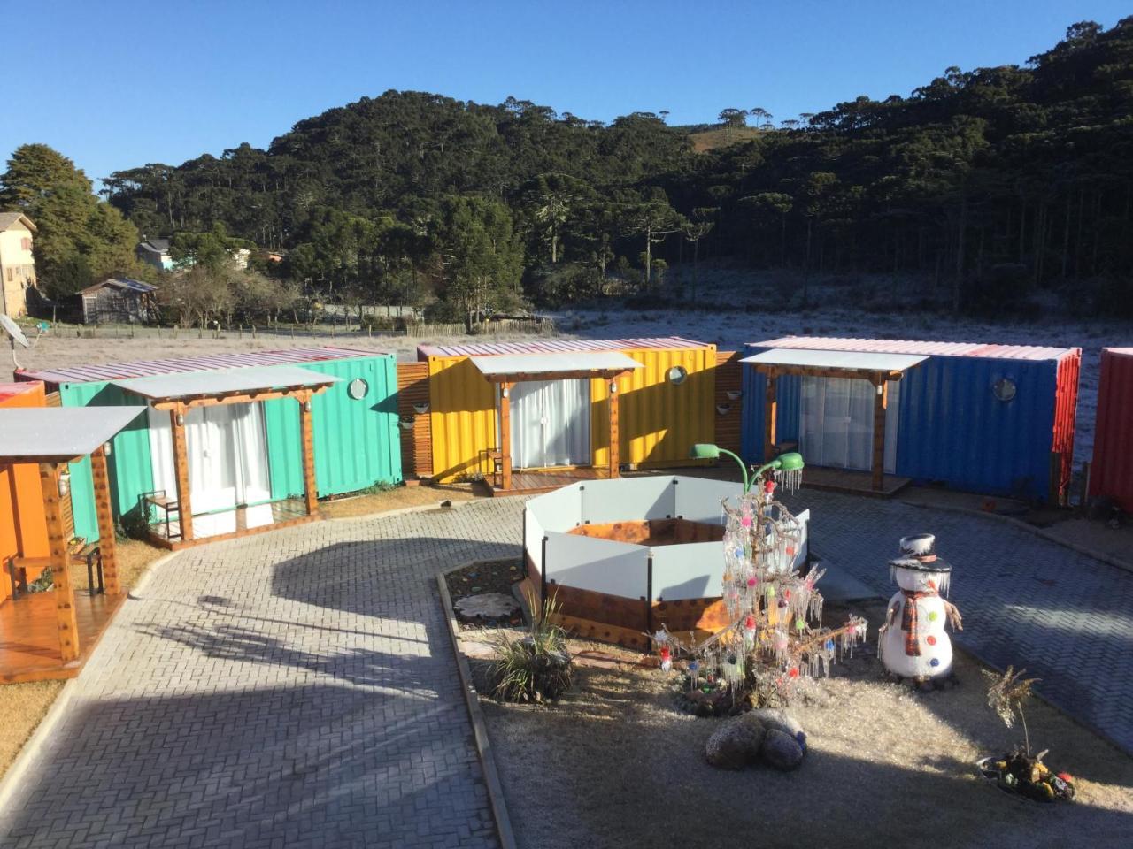 Villa Dos Ventos Hospedagem Container บอมจาร์จิง ดา แซร์ฮา ภายนอก รูปภาพ